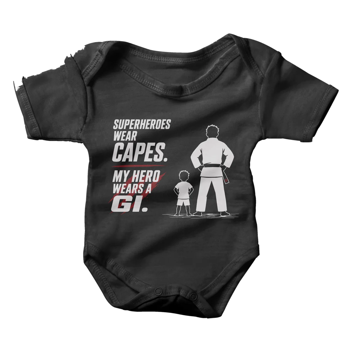 My Hero Wears a Gi: front